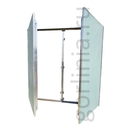 Люк под покраску Гиппократ 900п*900 двухдверный стеновой стеновой