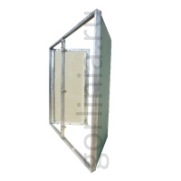 Люк под покраску Гиппократ 800п*1000 двухдверный стеновой ревизионный